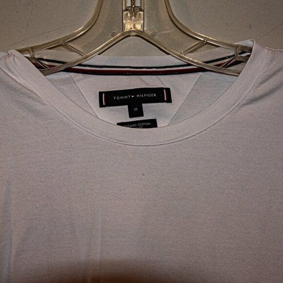 Tommy Hilfiger Long Sleeve White T Shirt  Mens Med - Picture 3 of 4